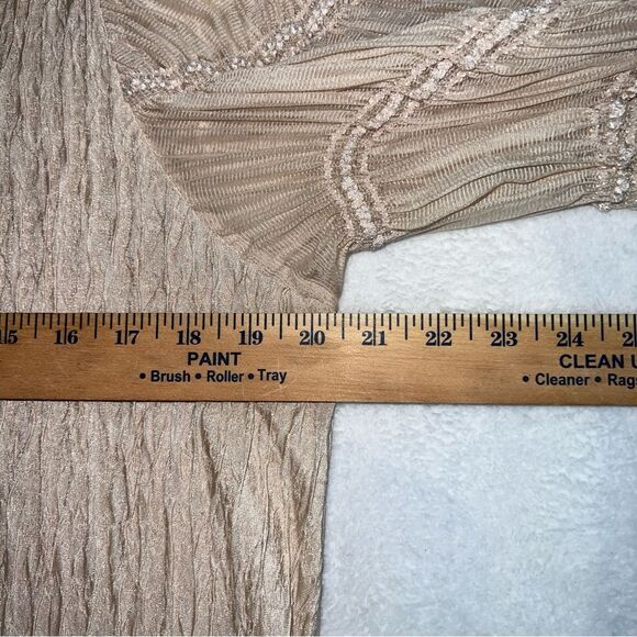 Mimi & Daphne Womens Beige Blouse 0492 - Picture 7 of 7